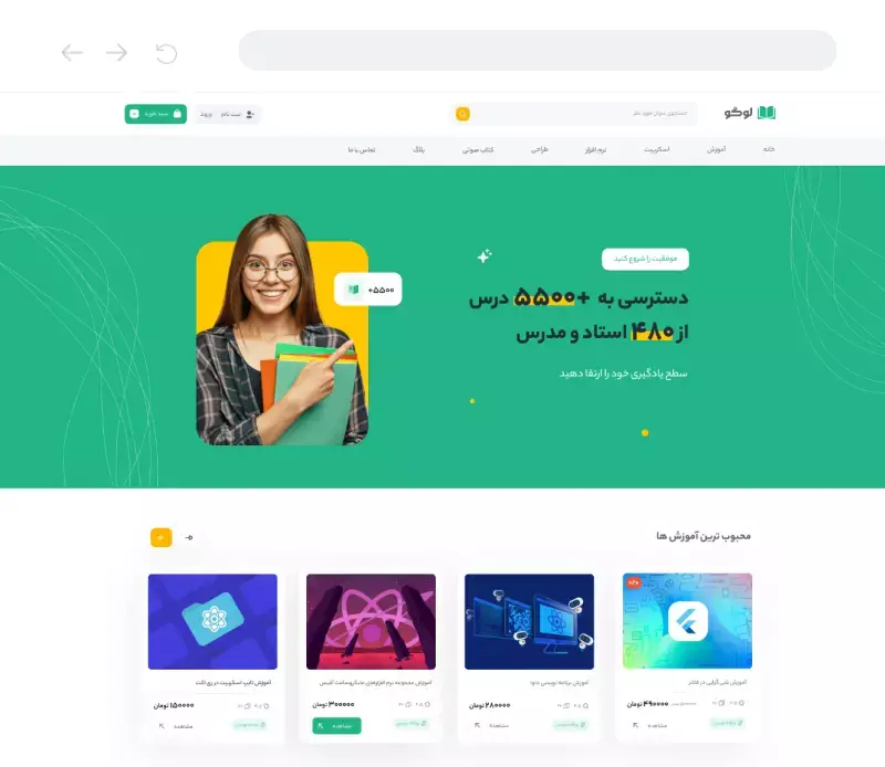 فروشگاه ساز طرح فرالرن 